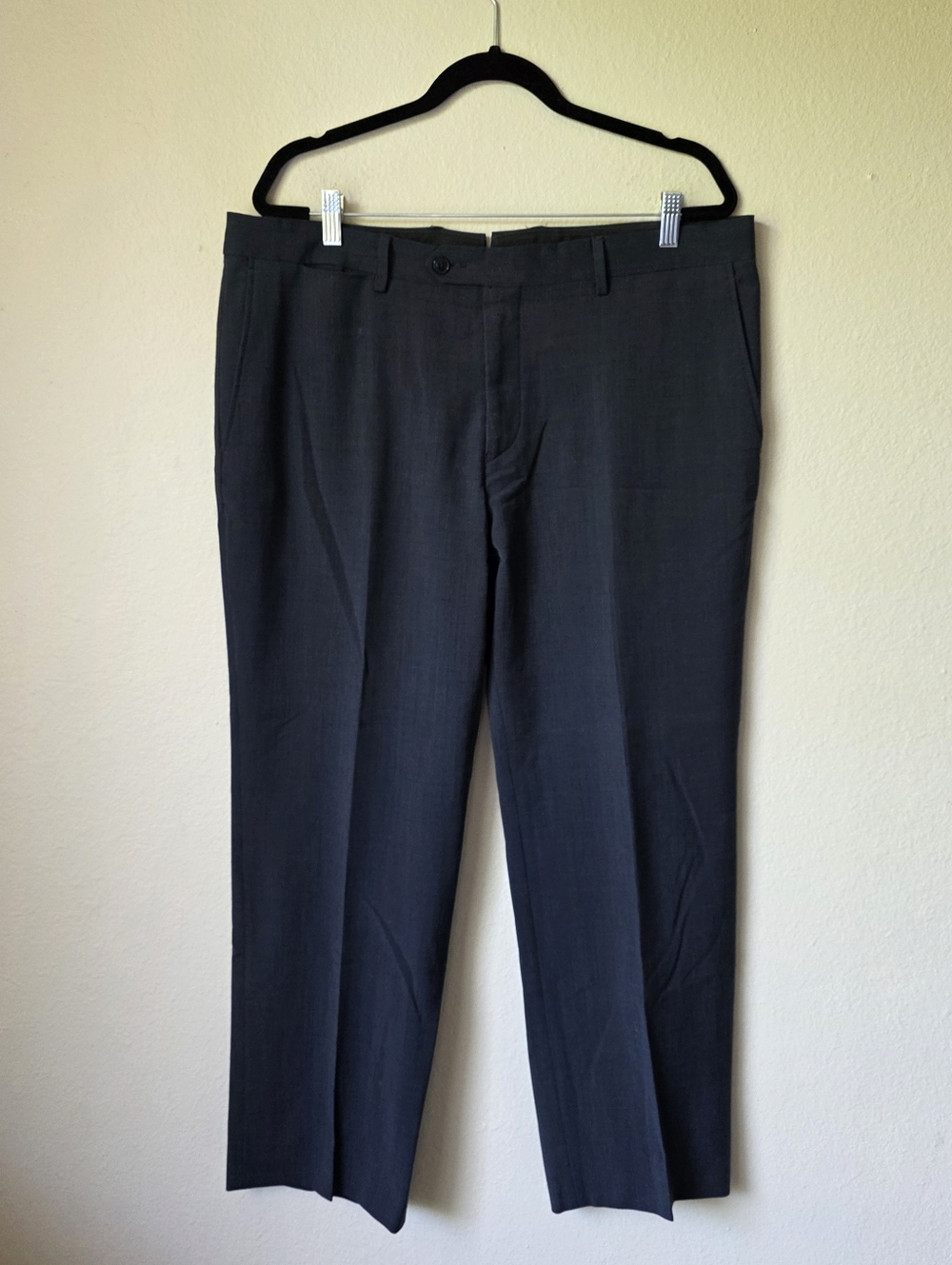 Authentic Gianni Versace Dark Blue Mens Slacks Dress Pants Size 56